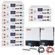 Rich Solar Off-Grid Back-up Power Kit | 13,000W 120/240V Output - 38.4 kWh LFP Battery