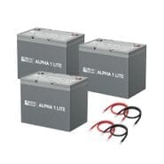 Rich Solar 300Ah 12V LiFePO4 Off-Grid Battery Kit - 3.8kWh Deep Cycle Lithium Battery Bank for RVs, Trailers, Cabins, Campers, Vans and Off-Grid