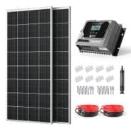 Rich Solar 400 Watt Solar Kit with New 40A MPPT Charge Controller