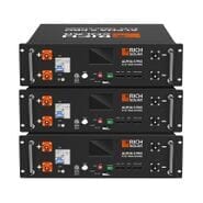 Rich Solar Alpha 5 Pro Lithium Battery | 51.2V 5120 Wh Each | Server Rack Battery - 3 Pack