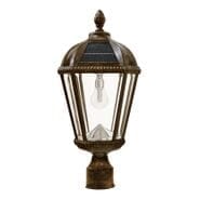 Royal Solar Lamp with GS-Solar LED Light Bulb with 3 Inch Fitter
