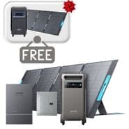 Anker SOLIX F3800 Automatic Home Power Panel Kit - With 400W Foldable Solar Panel - Includes FREE Protective Cover & 1x FREE 400W Solar Panel