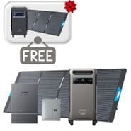 Anker SOLIX F3800 Plus Automatic Home Power Panel Kit - With 400W Foldable Solar Panel - Includes FREE Protective Cover & 1x FREE 400W Solar Panel