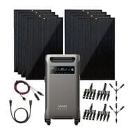 Anker SOLIX F3800 Solar Generator - 3840Wh - With 8x 335W Monocrystalline Solar Panels