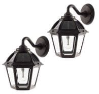 Polaris Solar Wall Light - 2 Pack