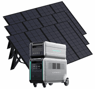 Zendure SuperBase V Semi Solid State Battery Power Station & Satellite Battery Kit - 3x 400W Portable Solar Panel