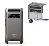 Anker SOLIX F3800 Plus Portable Power Station & 50A Manual Transfer Switch Kit - 3840 Watt Hours