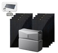 Anker SOLIX E10 Smart Home Solar System - 2680 Watts of Solar - With Free 400W Panel and AC Generator Cable