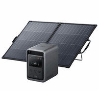 Anker SOLIX S2000 Portable Power Station with PS200 Bifacial Solar Panel
