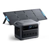 Anker SOLIX C1000 Gen2 Portable Solar Generator with Anker 200W Portable Solar Panel
