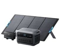 Anker SOLIX C2000 Gen 2 Portable Powerstation with PS400 400W Solar Panel and Alternator Charger