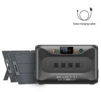 Bluetti Apex 300 Portable Power Station with 2x PV200D Solar Panels - 200 Watts