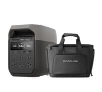 EcoFlow Delta 3 Portable Power Station with Waterproof Bag