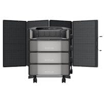 Ecoflow Delta Pro Ultra Powerstation with 3x Expansion Batteries and the Ecoflow Foldable 400W Solar Panel