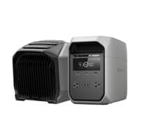 EcoFlow Delta 3 Classic Portable Powerstation with Wave 3 Portable Air Conditioner and Heater 