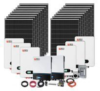 Rich Solar 28.8kWh Off-Grid Cabin Lithium Solar Generator Kit - With 6000 Watts of Solar - 240V