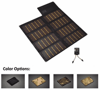 30 Watt Portable Solar Charger with 7 Amp Charge Controller - Military Grade