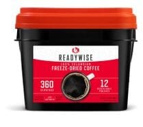 ReadyWise 360 Servings of Freeze-Dried Colombian Coffee