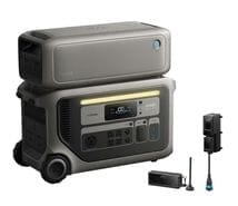 Anker SOLIX F3000 Portable Power Station with BP3000 Expansion Battery - 6144 Watt Hours and Power Saver Kit