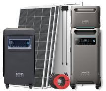 Anker SOLIX F3800 Solar Generator with Expansion Battery - 7680Wh - With 4x 200W Rich Solar Panels - Includes FREE F3800 Water and Dust Protective Cover
