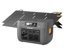 BioLite BaseCharge 600 Plus - 622Wh Generator Kit with 2-Pack of 100W Folding Solar Panels