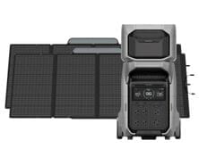 EcoFlow Delta Pro 3 Expansion Battery Solar Generator Kit - 8192 Watt Hours - Includes 2x Ecoflow 400 Watt Solar Panels
