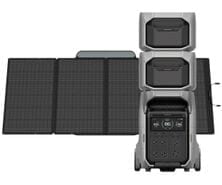 EcoFlow Delta Pro 3 12 kWh Generator Expansion Kit - Includes a FREE EcoFlow 400 Watt Solar Panel