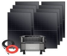 Ecoflow Delta Pro Ultra Power Station & Battery Expansion - 6.1 kWh Storage - with 8x 410W Rich Solar Tier 1 Monocrystalline Panels