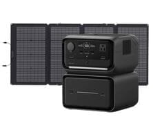 Ecoflow River 3 Max Plus Generator Kit with 220W Bifacial Solar Panel