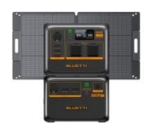 Bluetti AC60P Portable Power Station & B80P Expansion Battery Solar Kit - Includes 100W Solar Panel