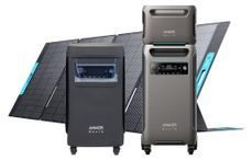 Anker SOLIX F3800 Portable Power Station with Expansion Battery and 400W Foldable Solar Panel - 7680 Watt Hours - Includes FREE F3800 Water and Dust Protective Cover