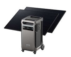 Anker SOLIX F3800 Portable Solar Generator with 2x 440W Rigid Solar Panels - 3840 Watt Hours