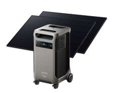 Anker SOLIX F3800 Plus Solar Generator Kit - 3840 Watt Hours - With 2x 440W Rigid Solar Panels