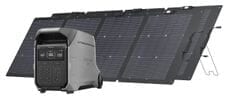 EcoFlow Delta Pro 3 Portable Solar Generator Kit - With 2x 220W Bifacial Solar Panels