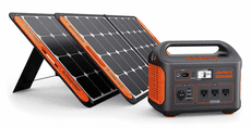 Jackery Explorer 1000 Portable Solar Generator Kit - 2X 100 Watt Solar Saga Panels