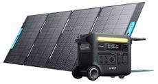 Anker SOLIX F2600 Portable Solar Generator with 400W Anker Solar Panel - 2560Wh - 2400W