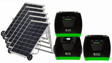 Natures Generator Elite Solar Generator Refrigerator Kit