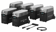 EcoFlow 2x Delta Pro and 4x Expansion Battery Double Voltage Hub Kit - 21.6 kWh