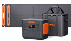 Jackery Solar Generator 2000 Pro with Free Carrying Case Bundle - 2x SolarSaga 200 Solar Panels