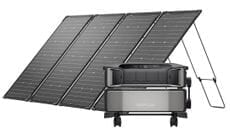 Ecoflow Delta Pro Ultra with 4x 125W Bifacial Modular Solar Panels - 500W