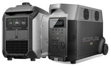 EcoFlow Delta Pro Portable Power Station and Ecoflow SG4000 Dual Fuel Generator Kit