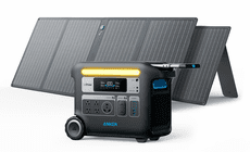 Anker SOLIX F2000 Solar Generator - 2048Wh - With 2x 100W Solar Panel