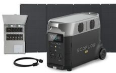 EcoFlow Delta Pro Portable Power Station with 400W Solar Panel and Free Transfer Kit