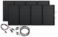EcoFlow 800W Solar Panel Add On Kit - 400W - 2 Pack with XT60 and MC4 Extension Cables