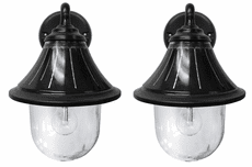 Gama Sonic Orion Solar Wall Lamp - 2 Pack