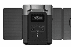 EcoFlow Delta 2 Portable Solar Generator Kit - With 160 Watts of Solar