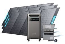 Anker SOLIX F3800 Solar Generator Home Transfer Kit - 3840Wh - With 3x 400W Solar Panels