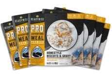 ReadyWise 6 Count Homestyle Biscuits & Gravy - Signature Edition Pro Adventure Meal with Continental Divide Trail Coalition