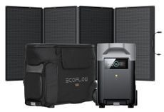 EcoFlow Delta Pro Expansion Kit - Includes 400W Solar Panel, Expansion Battery and Free Waterproof Bag