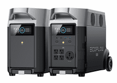 EcoFlow Delta Pro Portable Power Station & Delta Pro Expansion Battery Kit - 7200 Watt Hours
